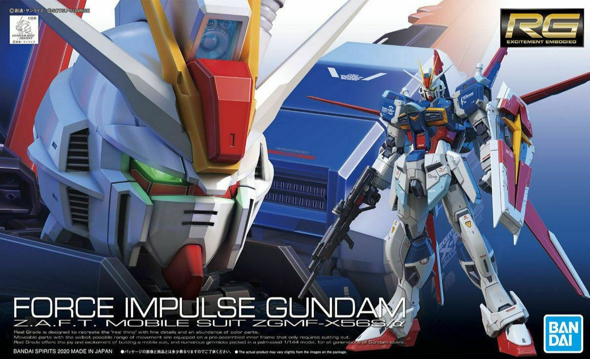 Gundam 1/144 RG #33 Seed Destiny ZGMF-X56S/a Force Impulse Gundam Model Kit